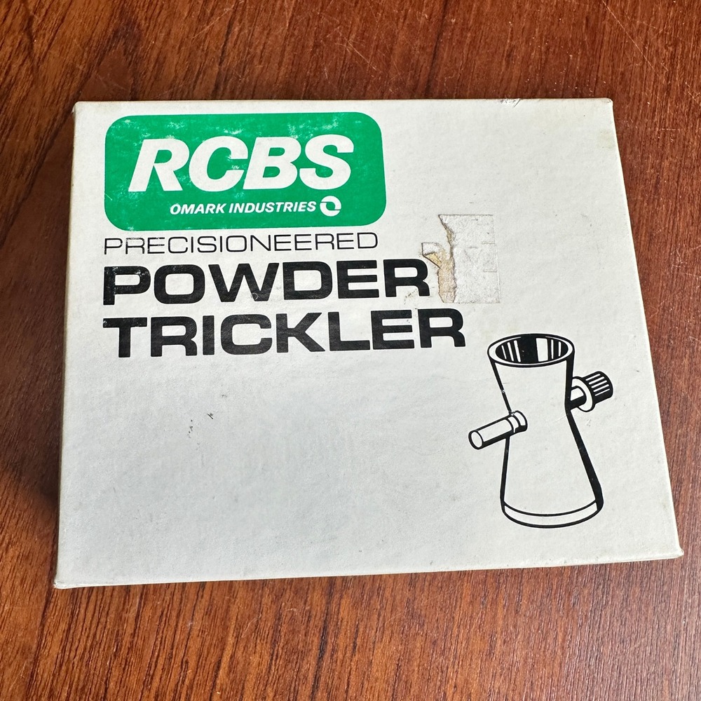 RCBS Precisioneered Powder Trickler 09094 Tool NEW with Box and Manual